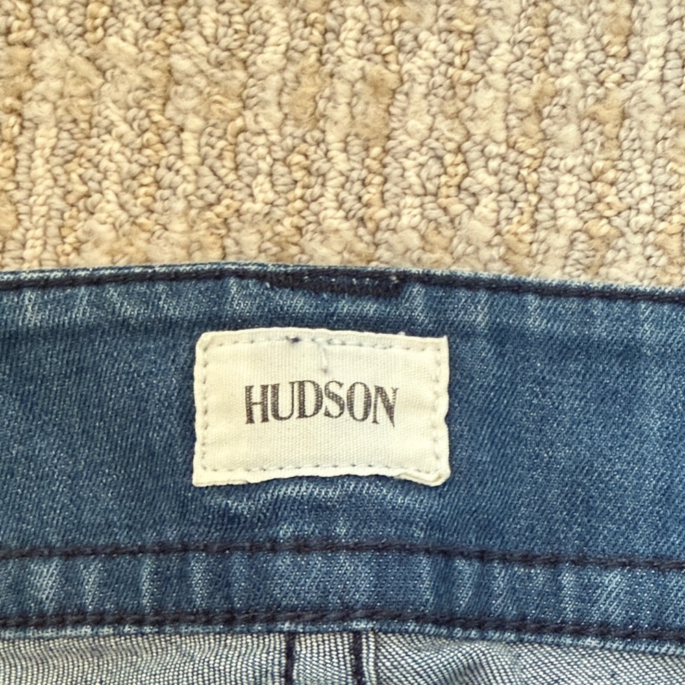 Hudson Jeans Light Blue Denim Waistband
